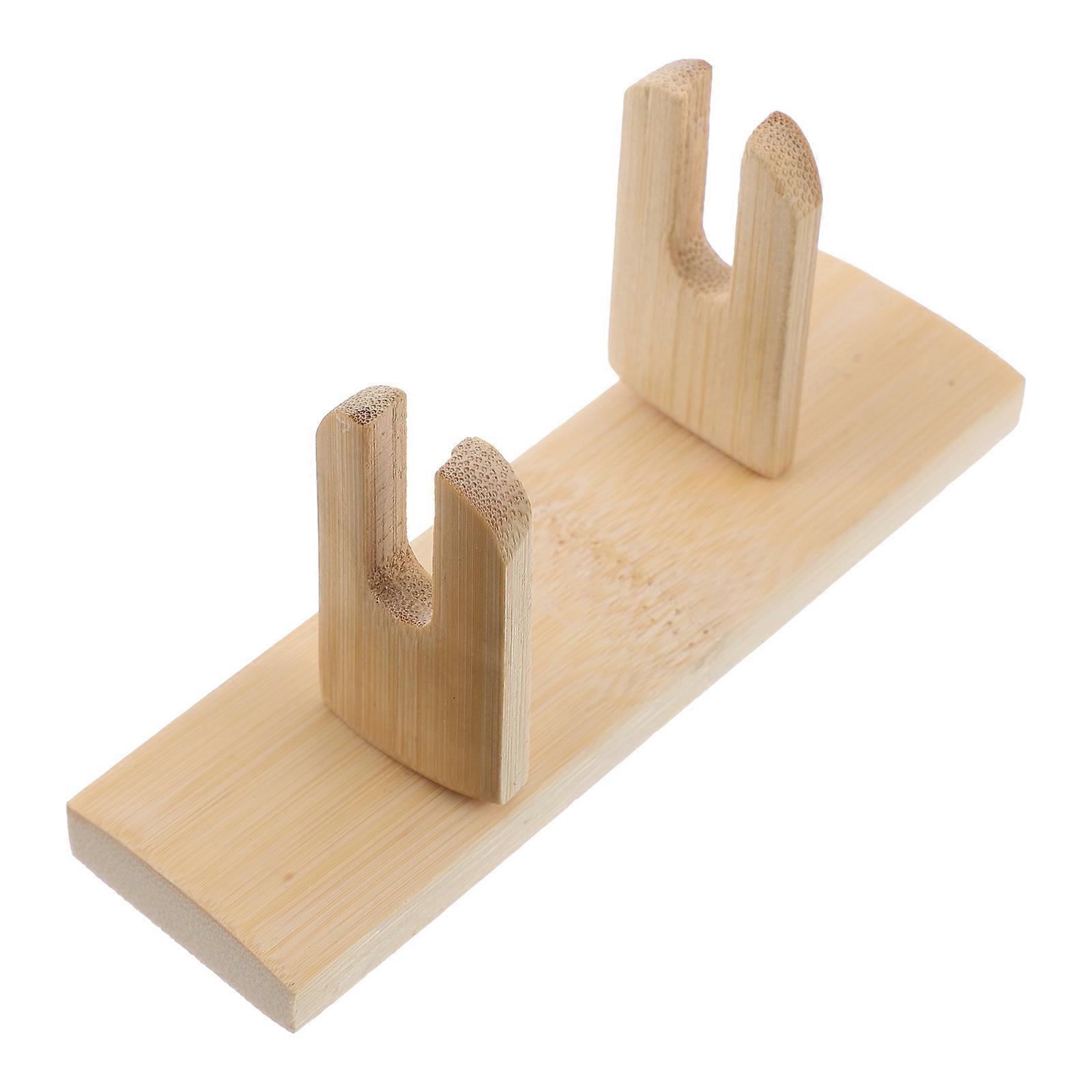 1pc Wooden Japanese Folding Fan Holder Fan Display Stand Fan Display Bracket