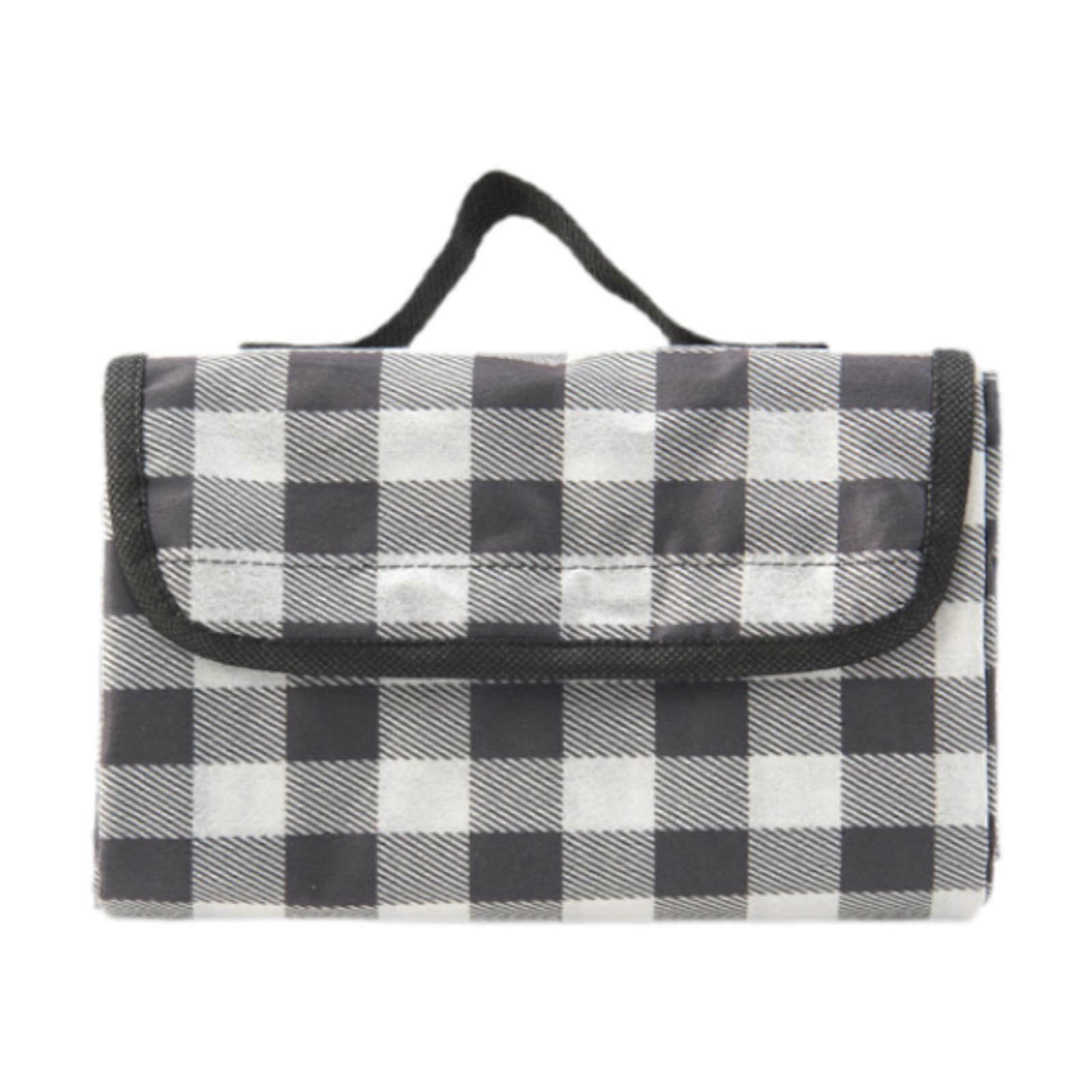 Picnic Blanket Folded Waterproof Multipurpose for Park Hiking Family Outings Same Cloth Navy