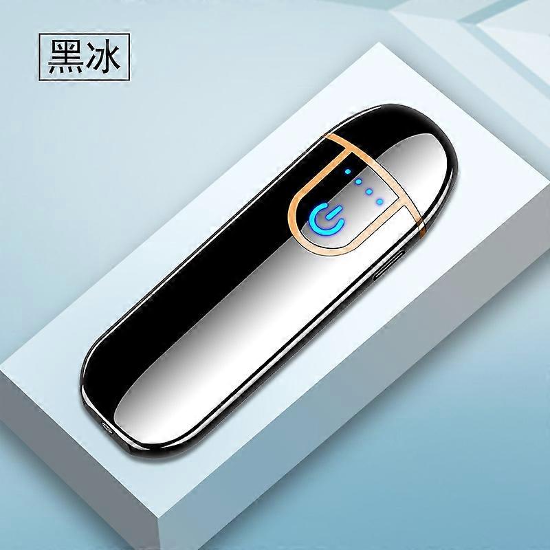 Factory Direct Sales Charging Lighter Lcd Touch Switch Double Arc Power Display Customized Advertising Wholesale Lighter