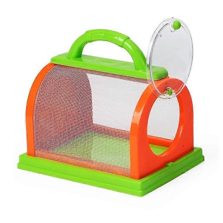 Insect Box Children Observation Portable Pet Feeding Cage Plastic Insects Watching Experiment Boxes