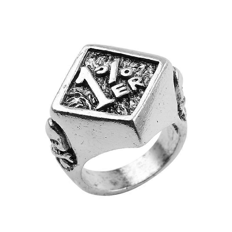 Set 2 inele, Betterlifefg, Inox, 2.2 cm, Argintiu