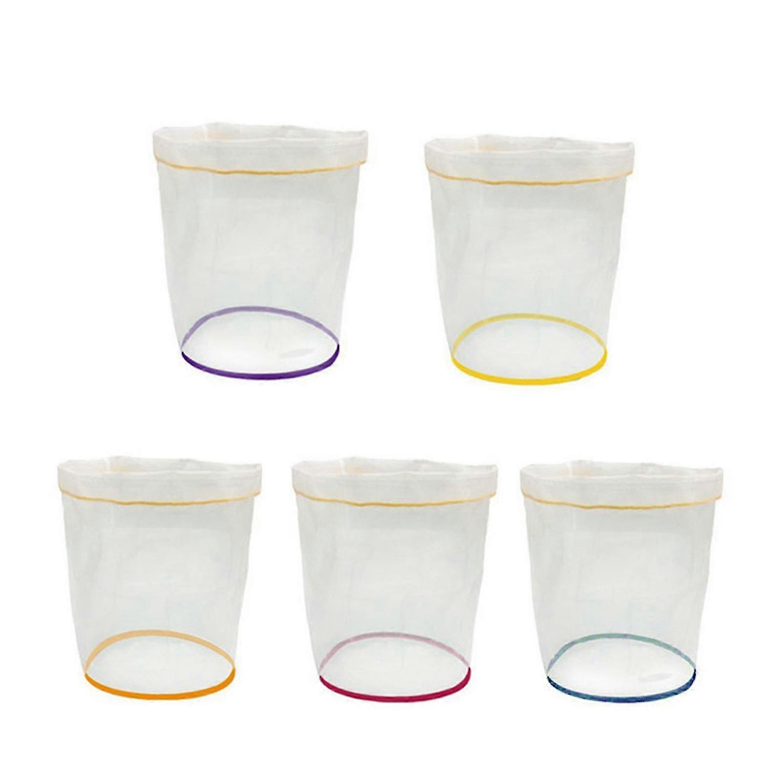 5-pack 5 Gallon Bubble Bag Filter Kit - Herbal Ice Essence Extractor