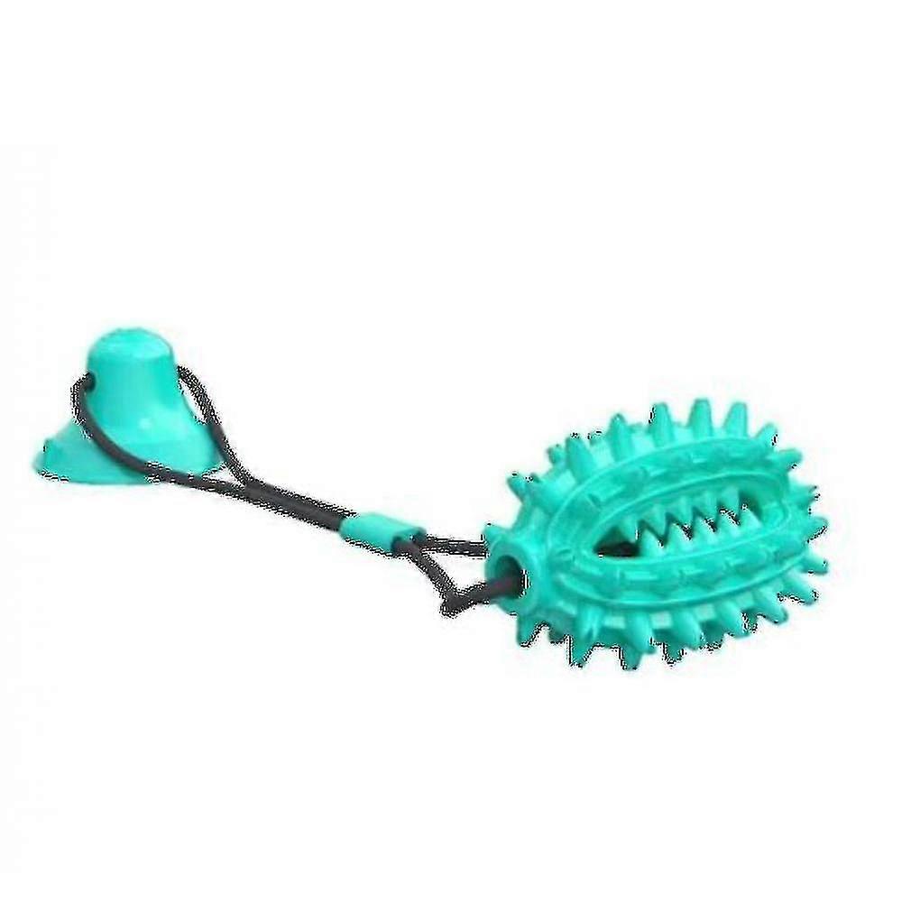 Dog Rope Ball Chew Toy With Sucker Jouet de succion de chien résistant à la morsure (bleu)