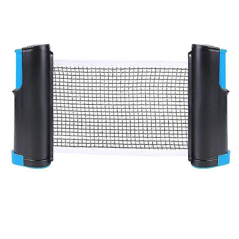 Portable Ping-pong Set Table Tennis With Flex Net Blue-1pcs