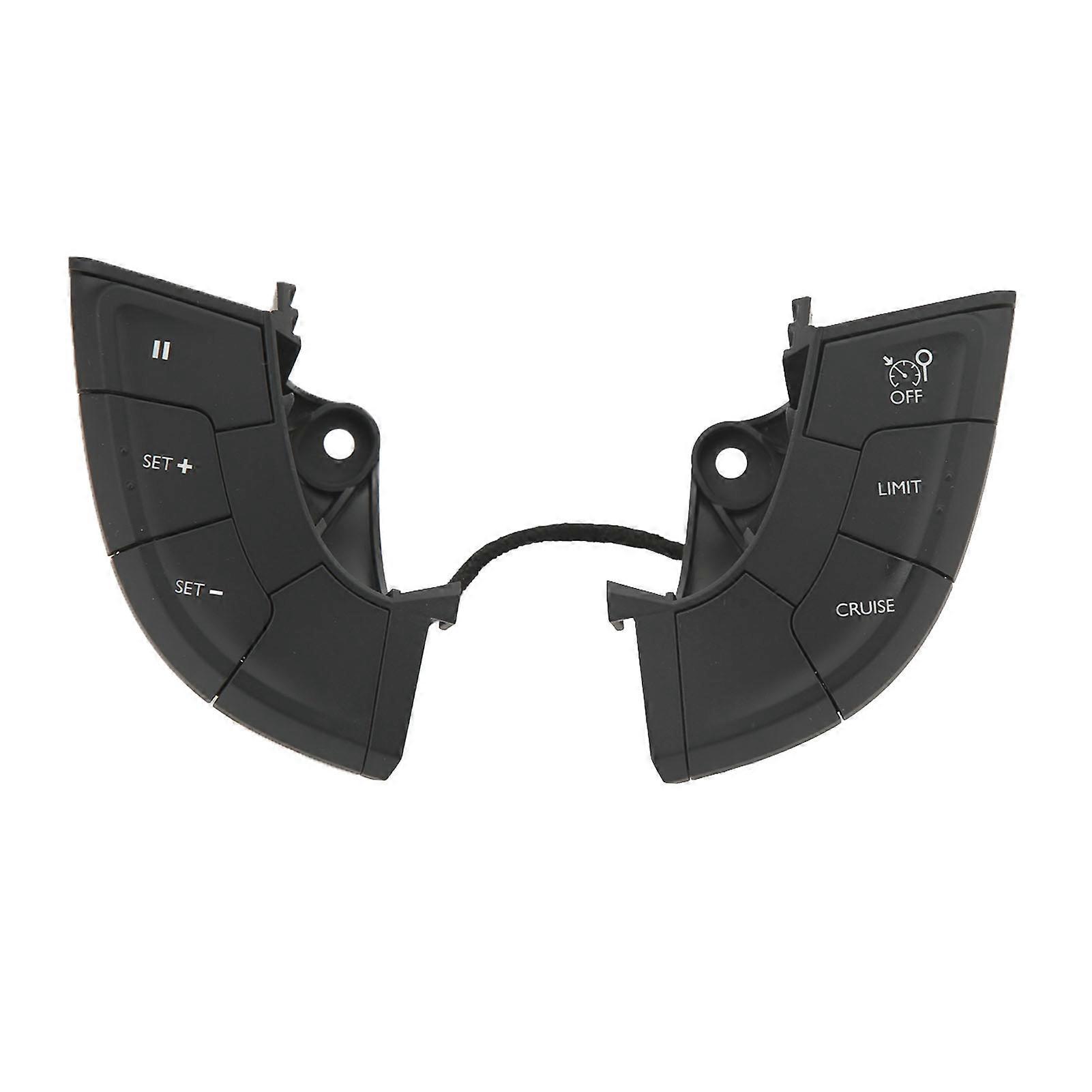 Steering Wheel Control Switch Button 4112QK Multifunction Car Accessories Replacement for Peugeot 508 508SW 2011?2018