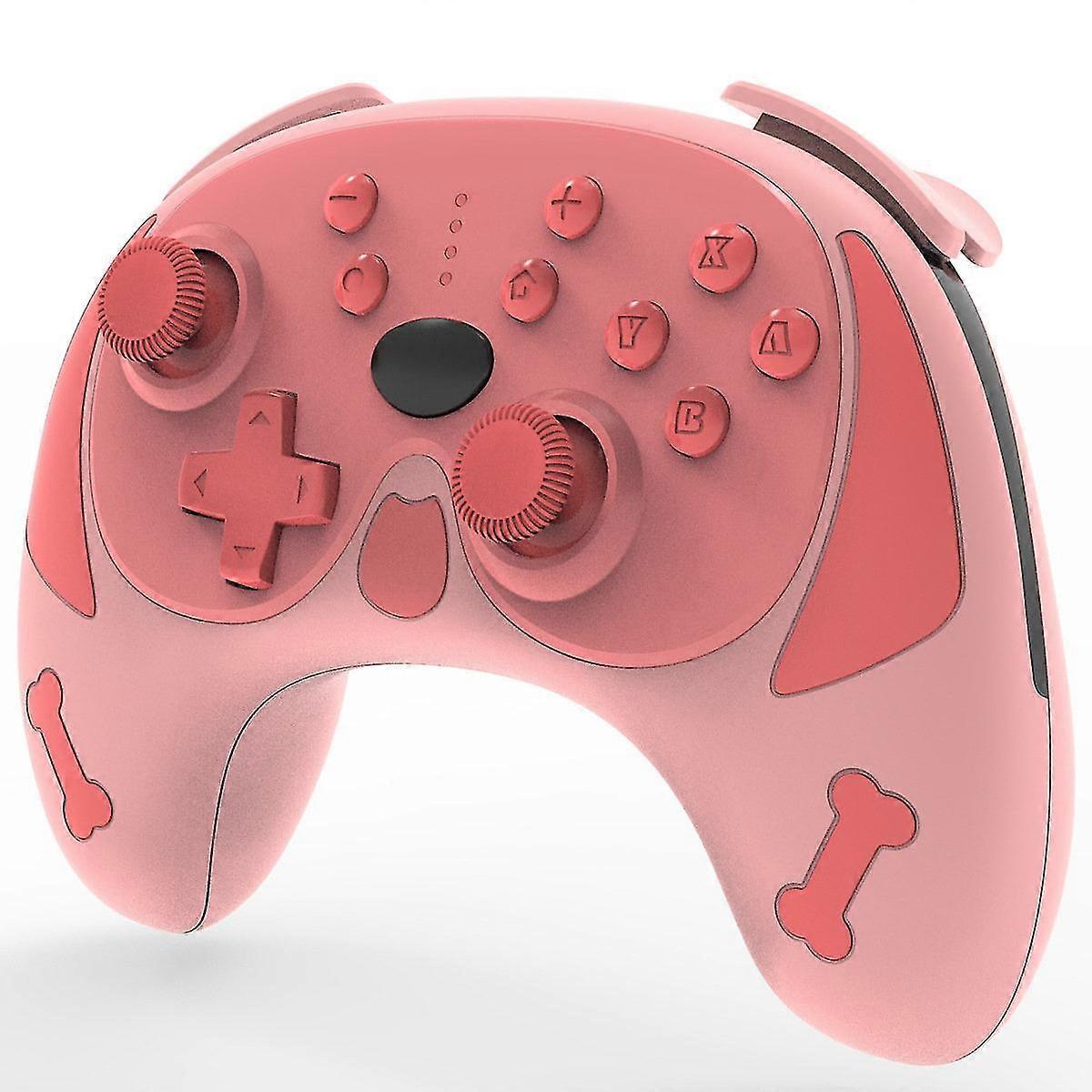 Chronus Wireless Controller for Switch, Switch Pro Controller Joystick Gamepad Animal Crossing Controller (Rose)