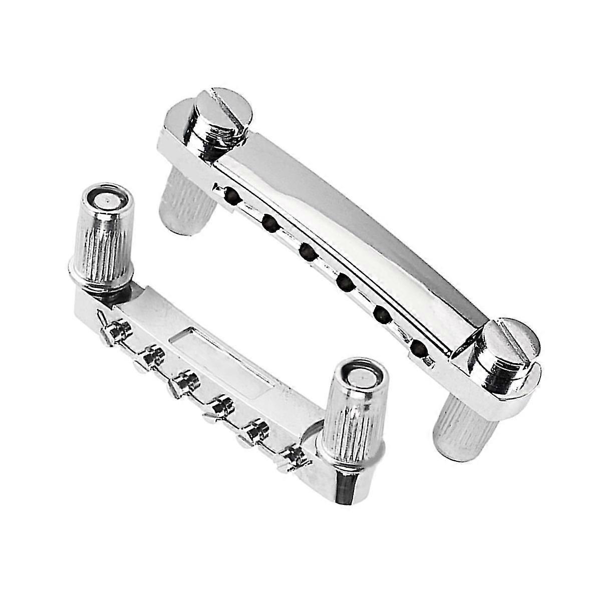 String Saddle Tune-o- Bridge And Tailpiece With Studs For Gb Lp Style Electric Guitar