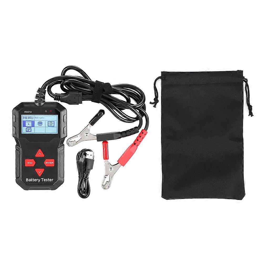 KONNWEI KW210 Car Battery Load Tester Analyzer Test Tool Multi Language