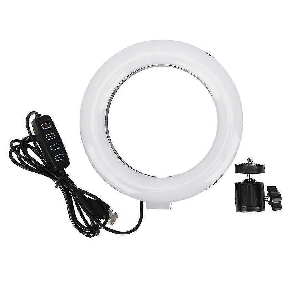 6 Inch Live Broadcast Fill Light Plastic Mobile Phone Video Ring Light for Selfie Makeup