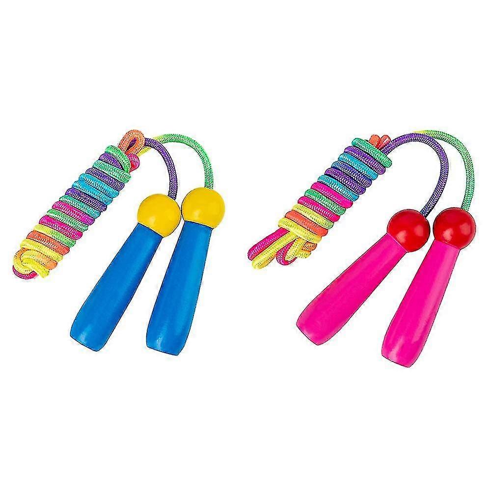 2pcs Esportes Saltando corda ajustável pulando corda crianças fitness pulando corda
