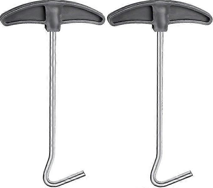 Tent Peg Ground Hook Pullers Heavy Duty Tent Peg Puller For Camping Outdoor (2 P