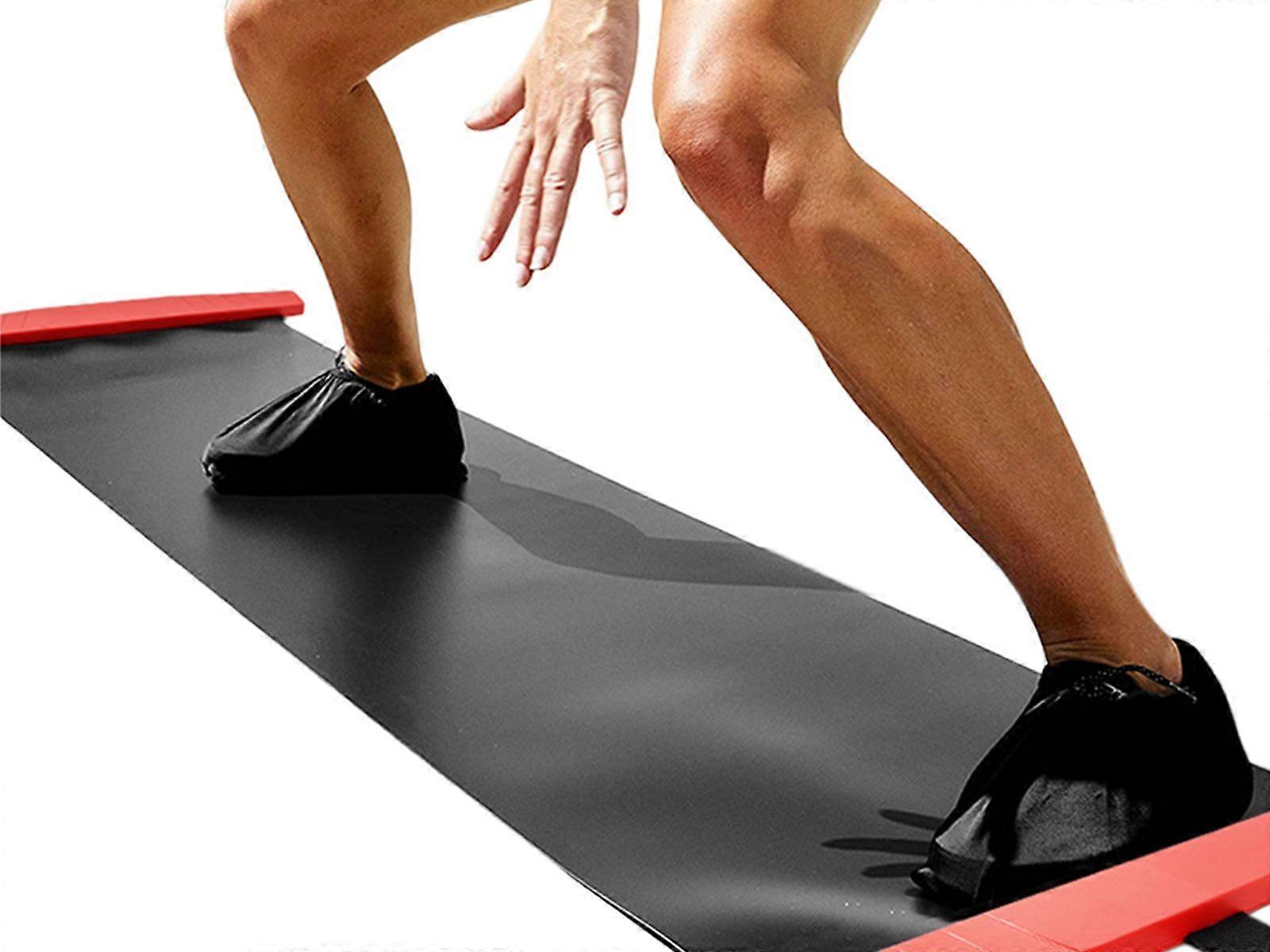 140cm Slide Board Silky Skating Balance Training Mat Leg Exercise Sliding Pad