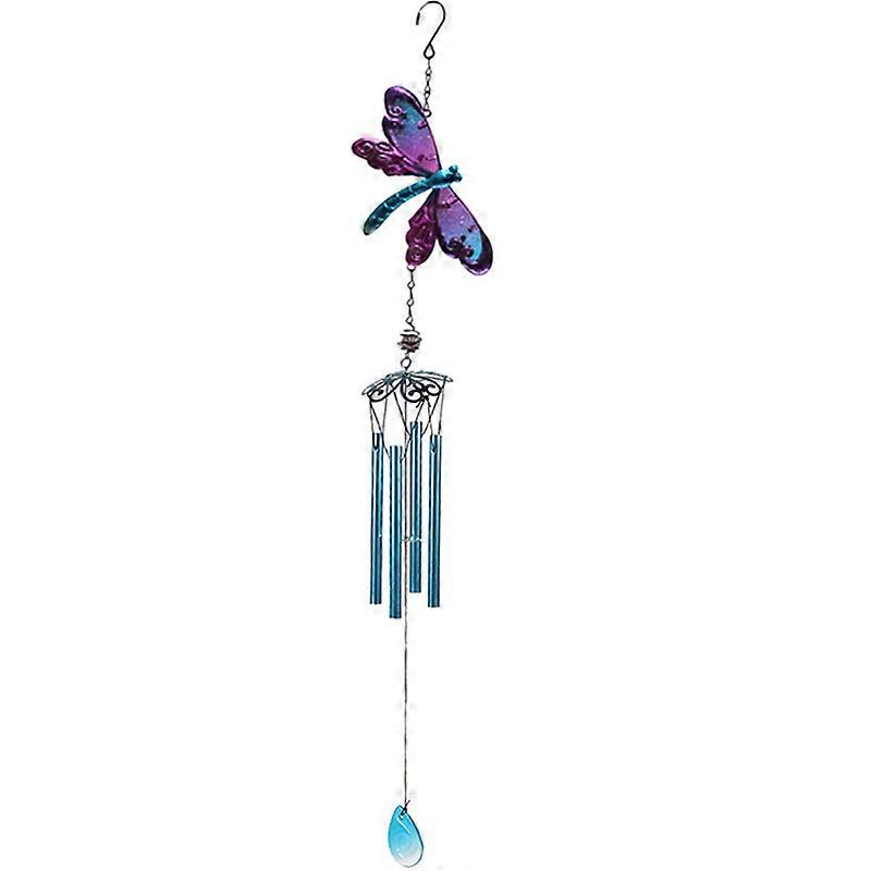 Pendant with a Bell Metal Dragonfly Garden Outdoor Decorative Hanging Pendant Housewarming Gift