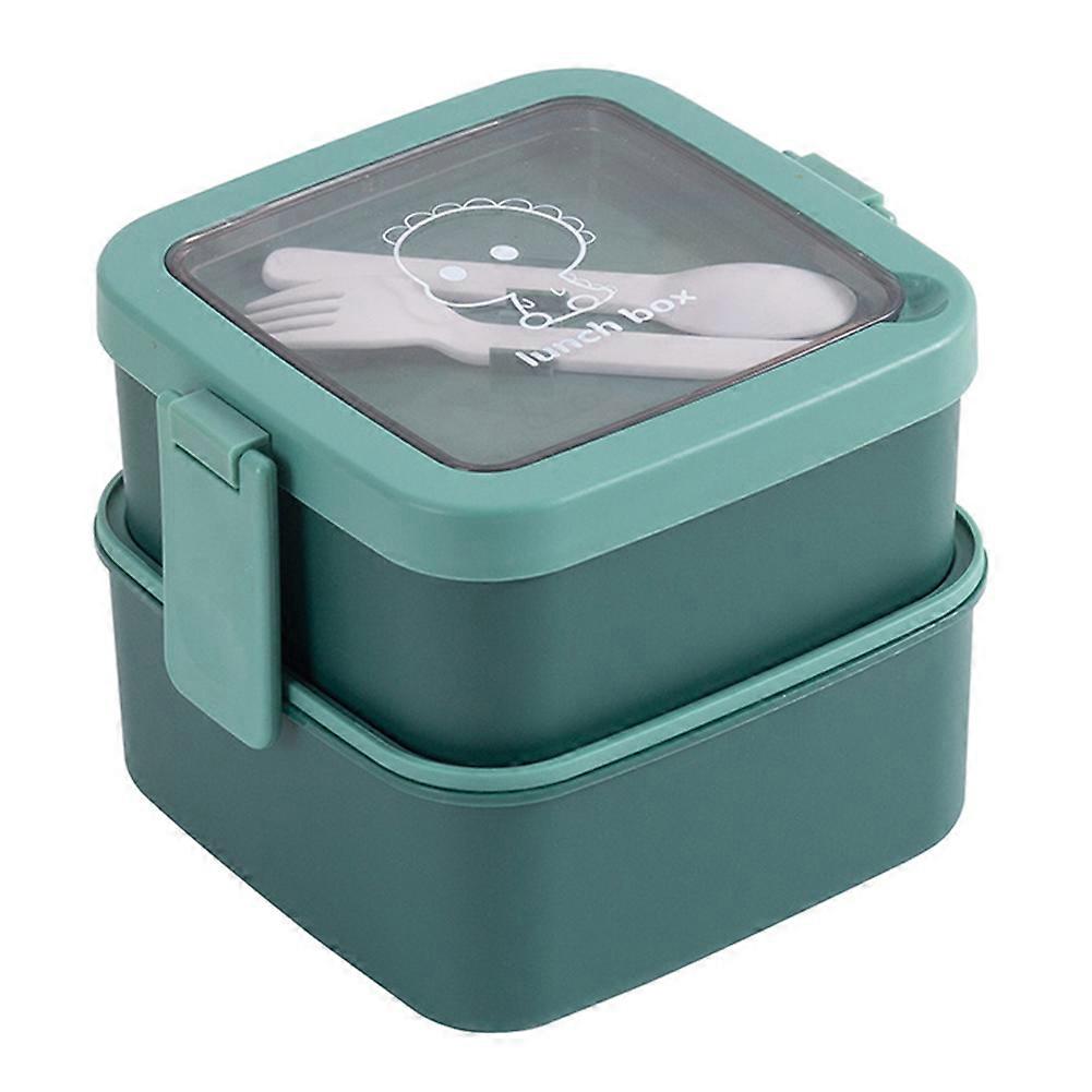 Double Layer Bento Box High Temperature Resistant Lunch Box Food Grade PP Material for Children