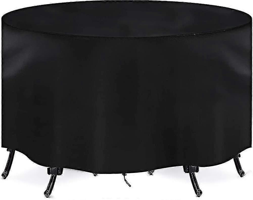 Gartenmöbelabdeckung, Runde Gartenmöbelabdeckung, wasserdicht, winddichtes Geschenk