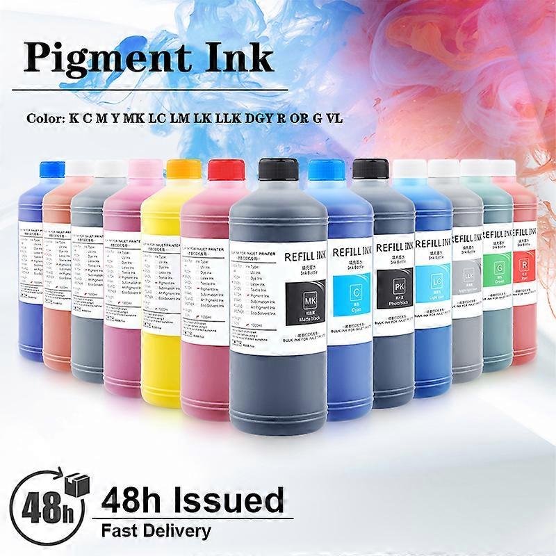 1000ML High-end Pigment Ink For Epson T3000 T3070 T3200 T3270 T5000 T5070 T5200 T5270 T7000 T7070 T7200 T7270 7700 9700
