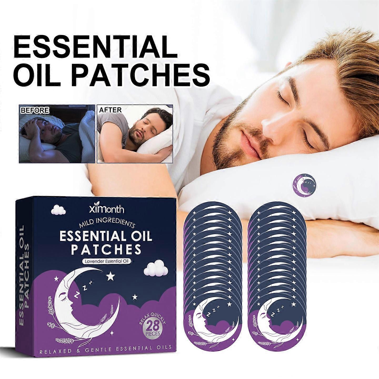 Gya Restful Patches With Lavender  Clary For Adults  Natural Essential Oil Aromatherapy Patches For Peaceful Moments  Inhalation Patches For Calm 2409