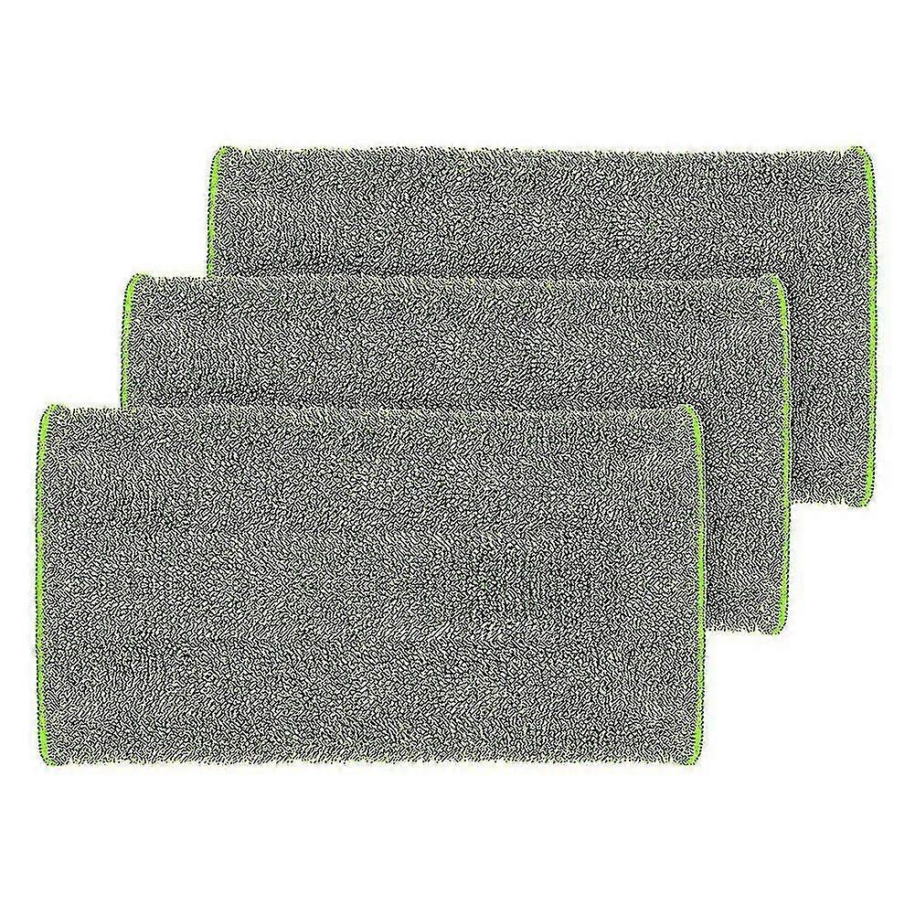 3pcs Microfibre Réutilisable Mop Pads Compatible Avec Swiffer Wetjet Lavable