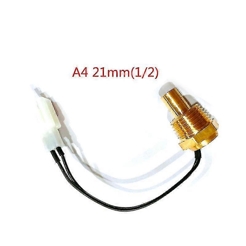 12v/24v Car Truck Digital Water Temperature Sensor 50k Head Plug (10/14/16/21mm) (size: A4)
