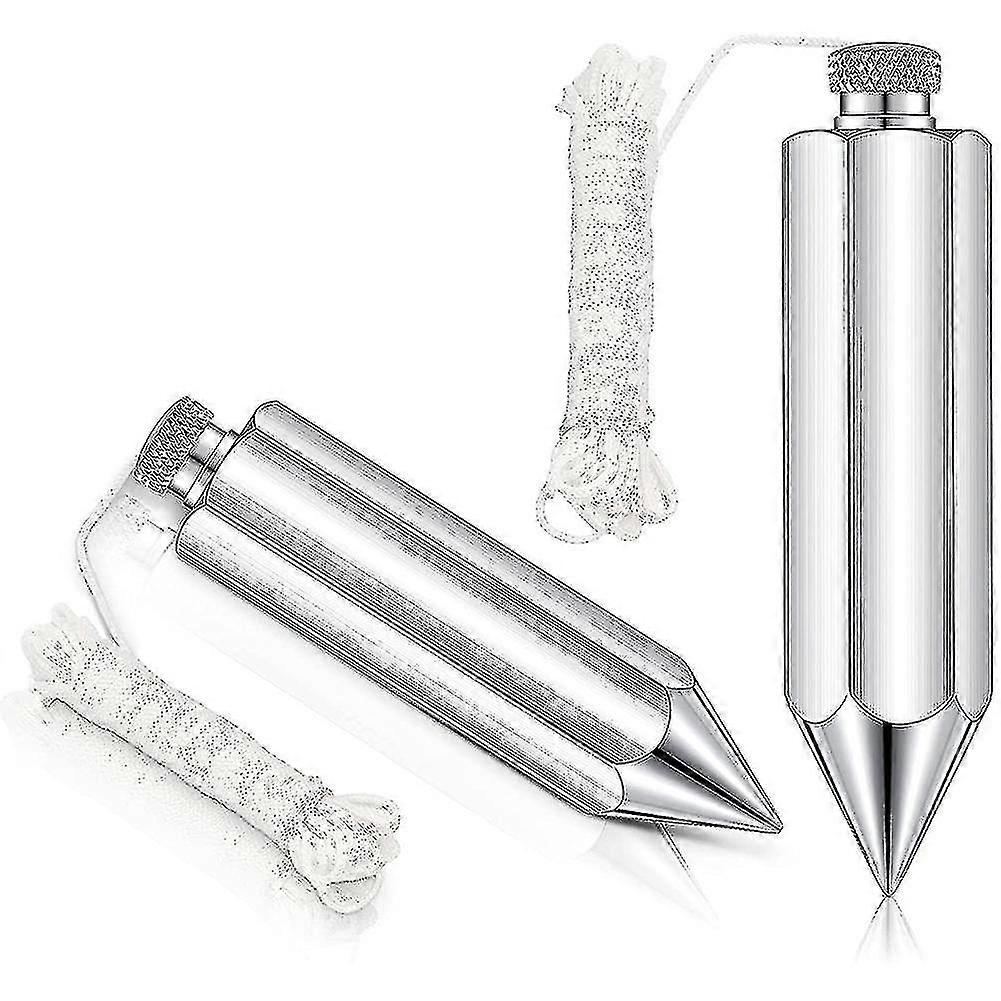 Surveyor Construction Plumb Bob With String Hexagonal Steel Plumb Bob
