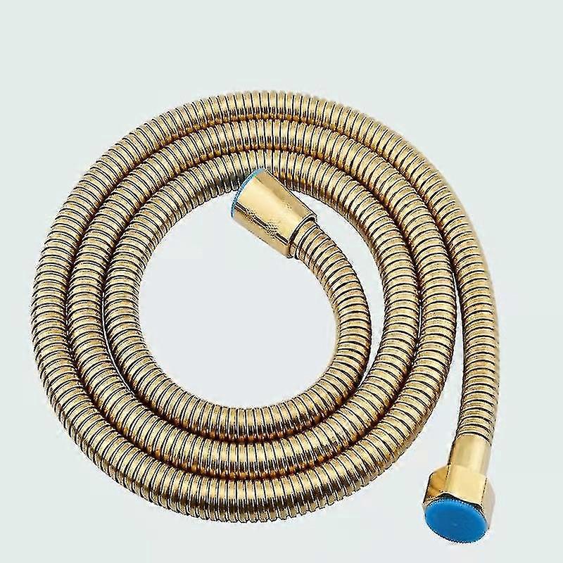 High Flow Stainless Steel Shower Hose Gold Shower Hose, Flexible, Rust Proof, Durable, High Temperature Resistant, Easy To Install Suitable For Bathro