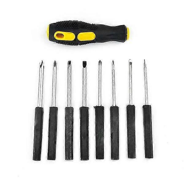 9-in-1 Screwdriver Set with Interchangeable Heads and Storage Case, Compact and Versatile Tool for Various Projects