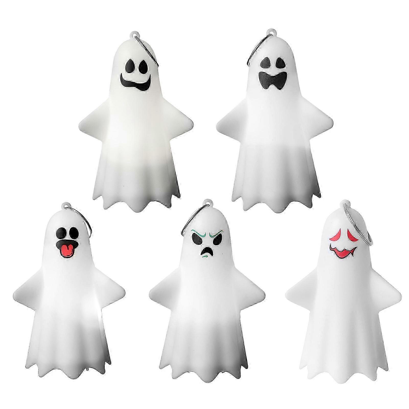 2024 Carrying Little Ghosts Nightlight Adorable Ghosts Statue Battery Operated Home Decorative Lamp