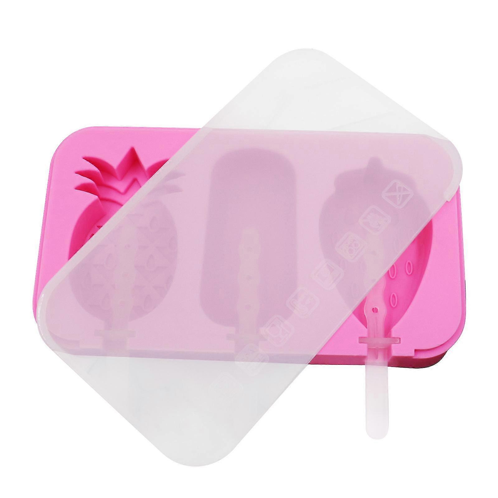 Eiscreme-Form mit Deckel Eis am Stiel Form Sommer Silikon Eiscreme Form