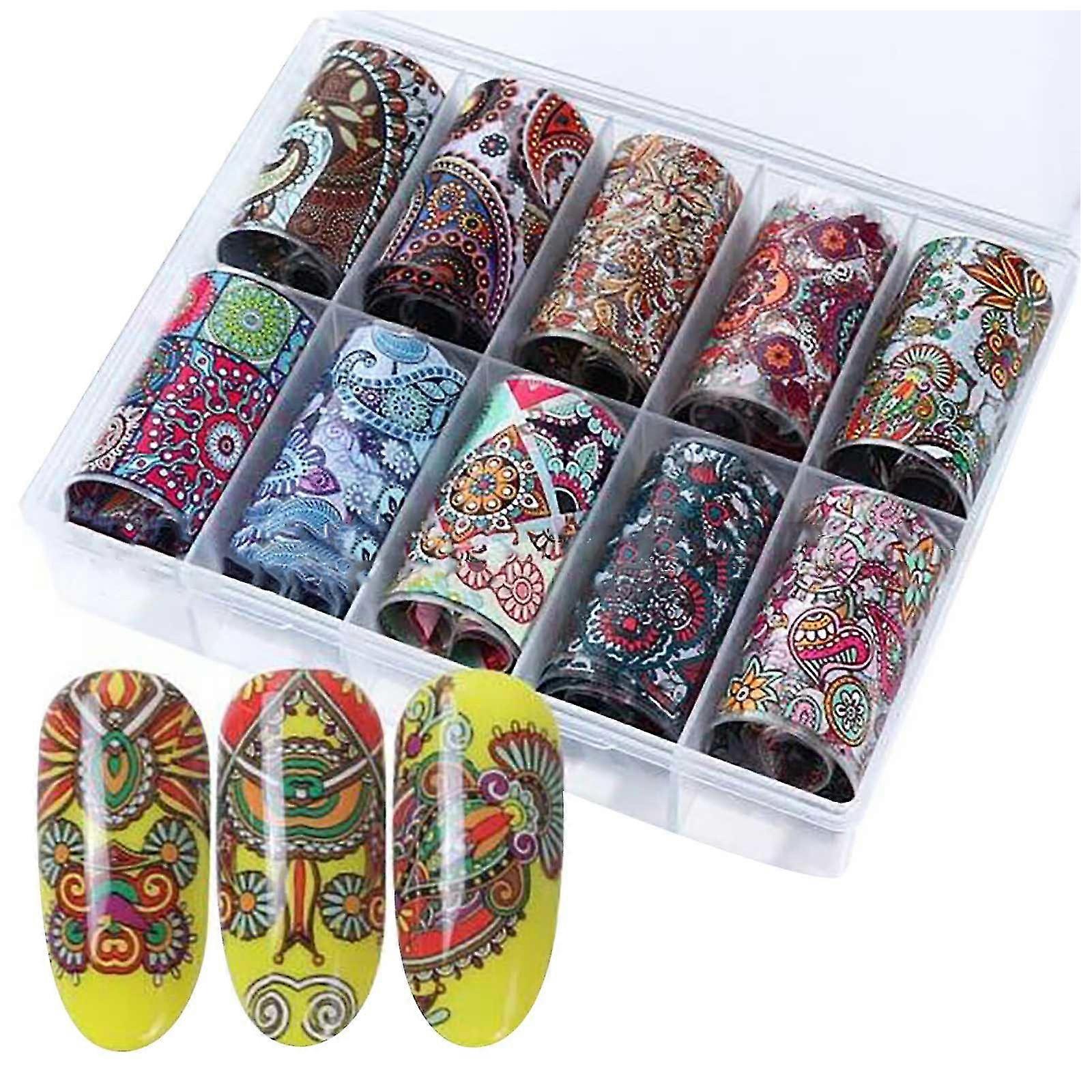 デカールステッカー ネイルアートの先端 DIY 装飾 スタンプマニキュア