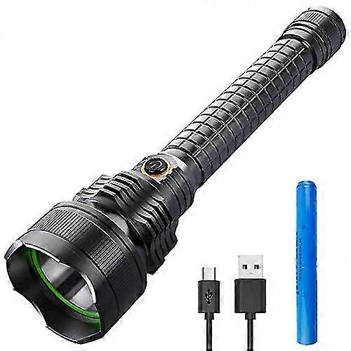 Led Torch Xhp70 Usb Rechargeable 90000 High Lumen Tactical Torches Led Super Bright Powerful Flashlight Zoomable 5 Modes Waterproof Hand Torch Best Fo