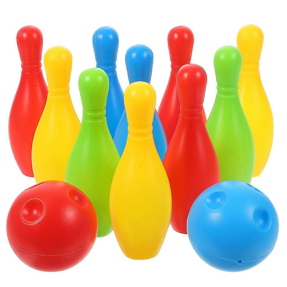 1 Set Bowling Toy Funny Mini Bowling Game Educational Toy for Kids Mini Bowling Toy Kit