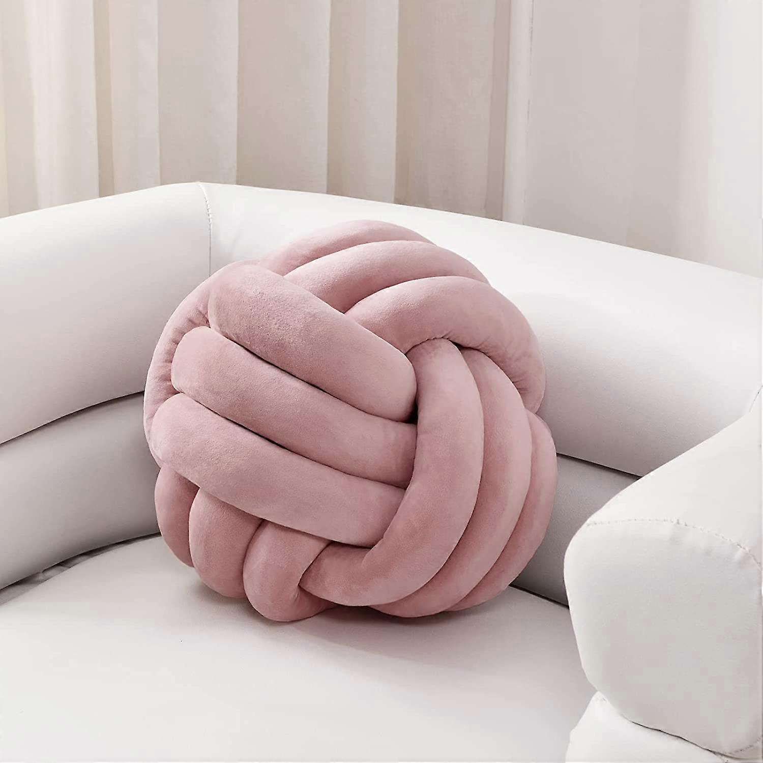 Soft Knot Ball Pillow, Round Pillow Cushion