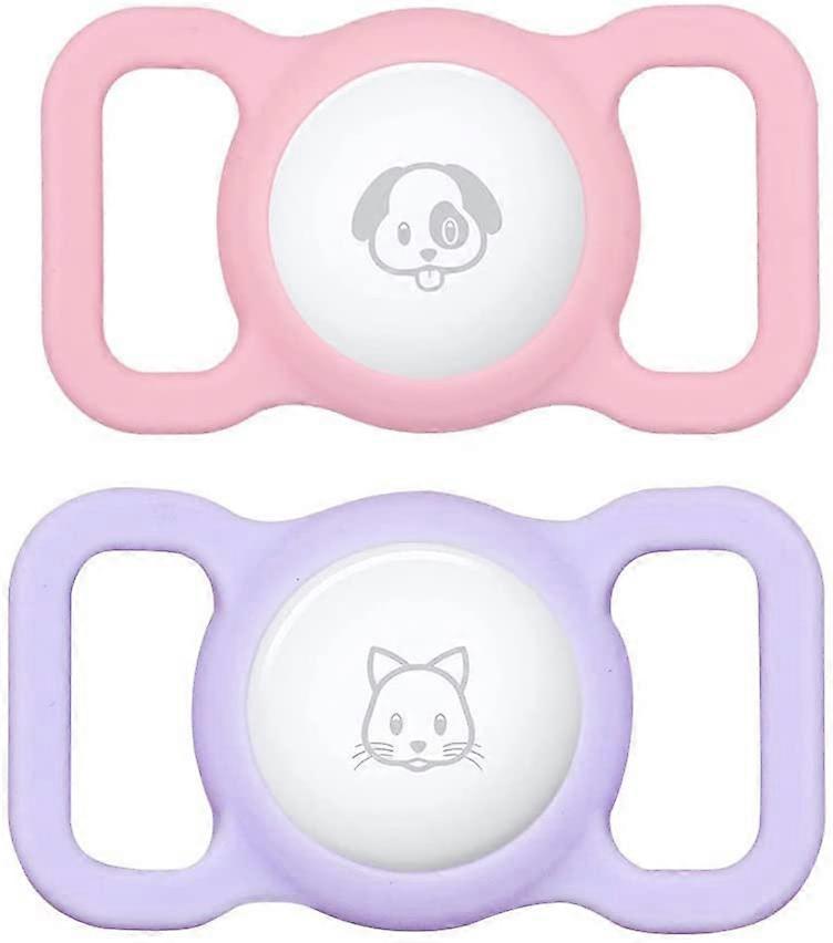 Airtag Dog Collar Holder (2 Pack) Compatible  Cat Collar Holder
