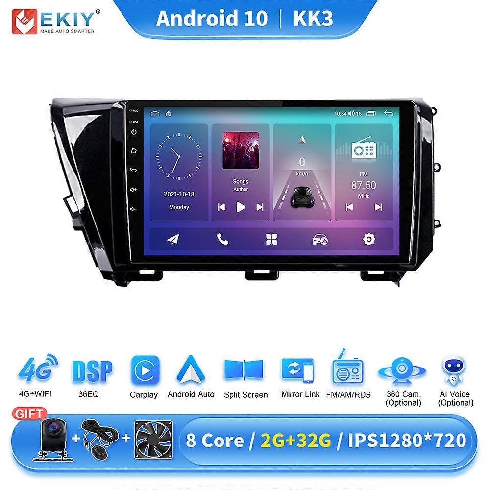 Redkid Autoradio intelligent Android pour Toyota Camry 2020-2021 Multimédia Stéréo Lecteur Vidéo Sté