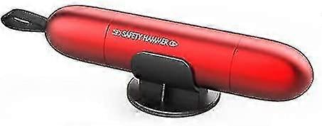 Safety Bus Tool Emergency Car Window Breaker Vehicle Safety Hammer Escape Hammer Tool Self Rescue Hammer Car Seat Belt Cutter Window Cutter Red Window