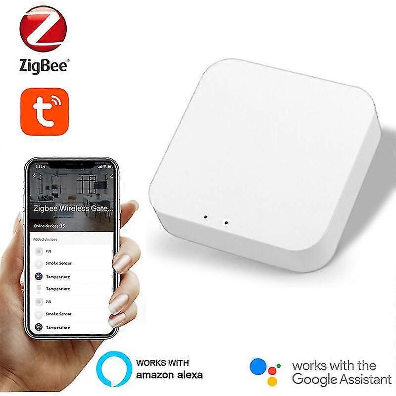 Tuya Zigbee Smart Gateway Hub For Home Automation, Compatible With All Tuya Zigbee Smart Products