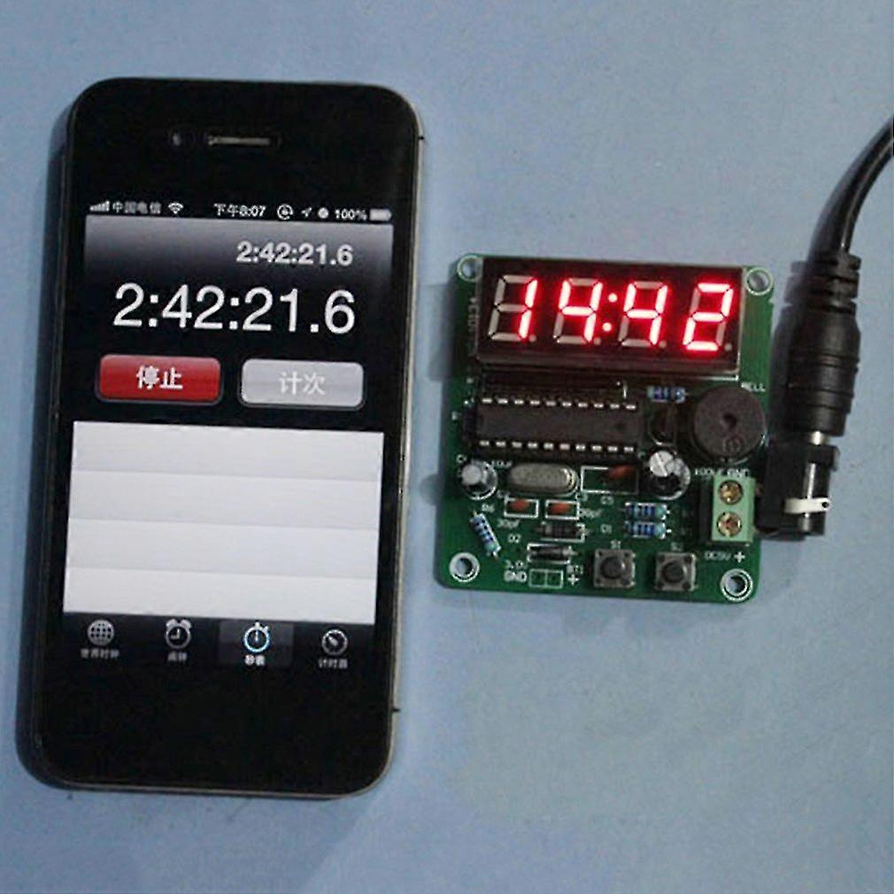 New C51 4 Bits Digital Electronic Clock Electronic Production Suite Diy Kits