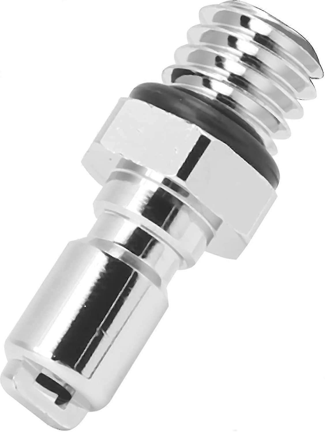 1pcs Exhaust Valve Adapter Stable Brass Submersible Inflatable Hose Connector (silver)