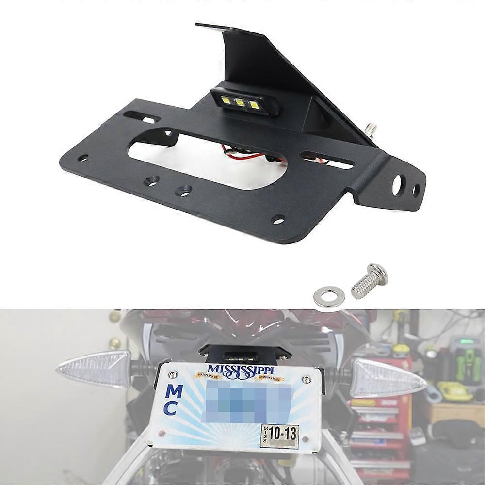 Passend für Aprilia RSV4 RSV4R 2009-2020 Tuono V4 2011-2020 Motorrad Kennzeichenhalterhalter Hinteres Heck Tidy Fender Eliminator