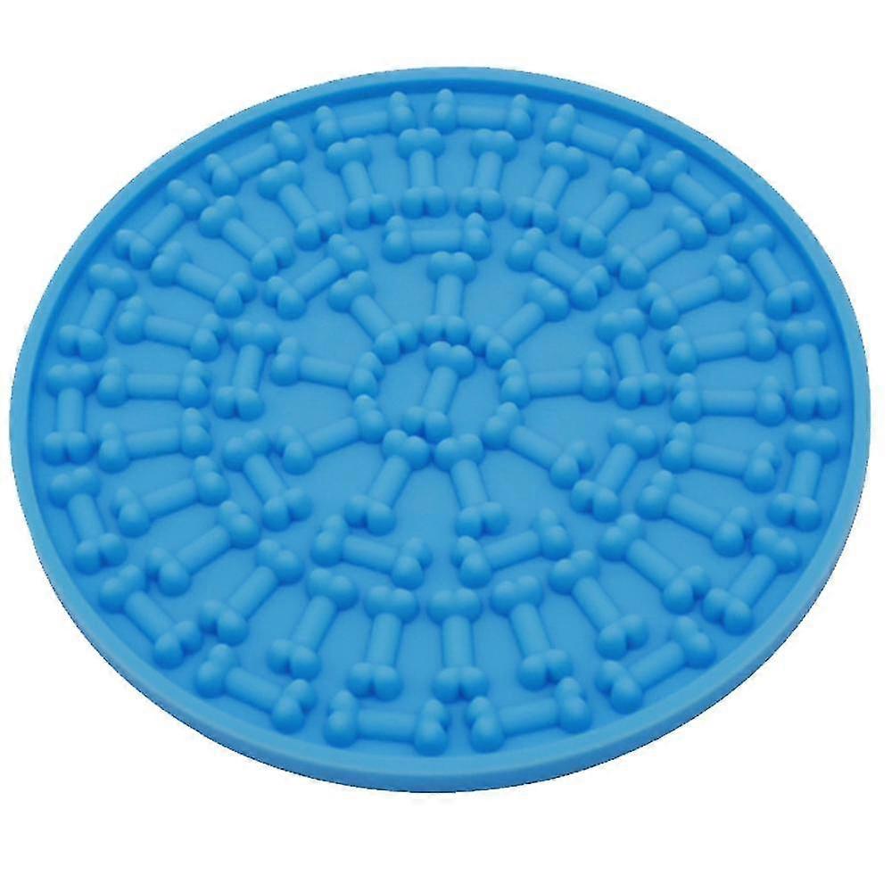Pet Fun & Anxiety Distraction Device - Peanut Butter Licking Pad Works As Slow Feeder Treat