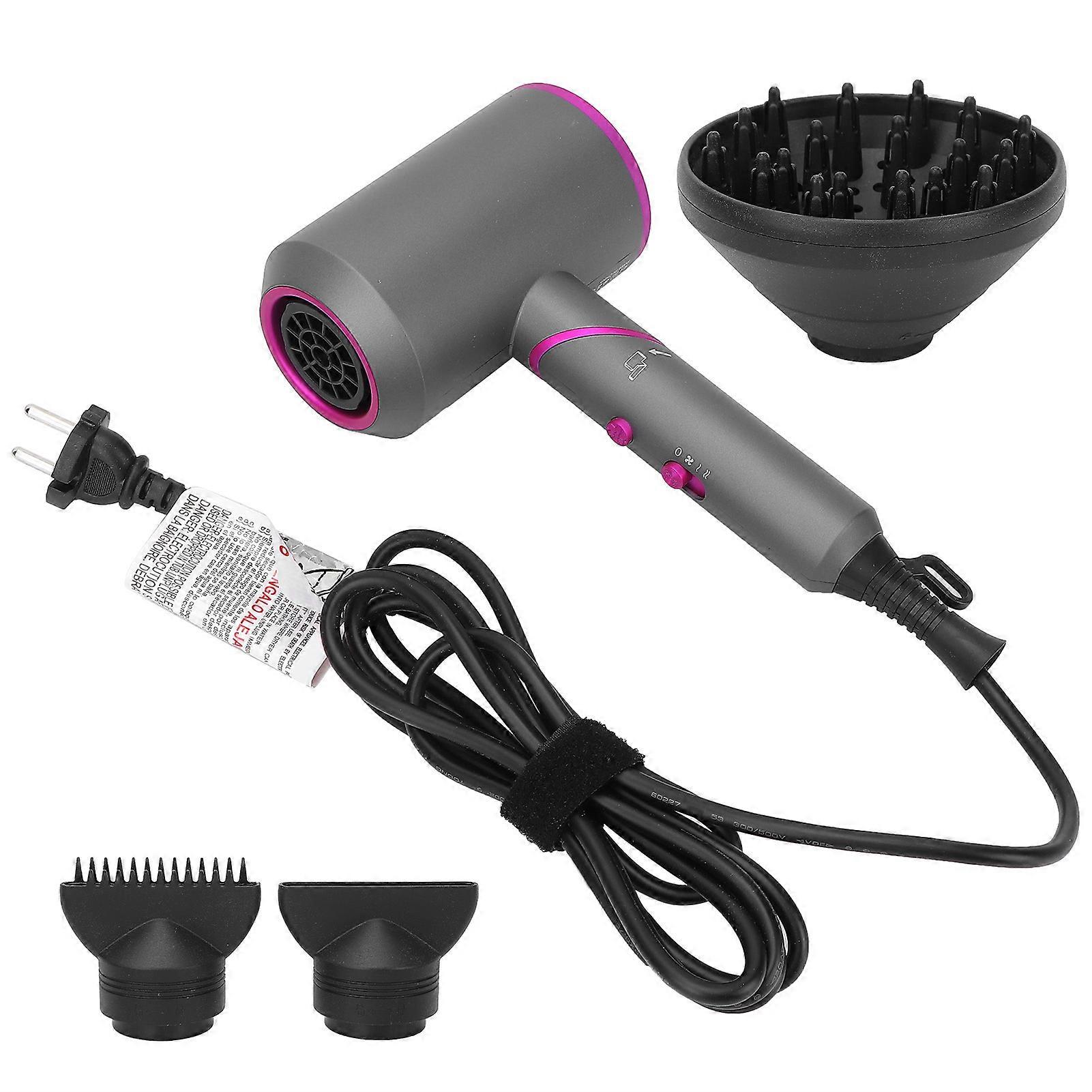 Sèche-cheveux plié Professionnel à usage hôtelier à usage anion électrique Sèche-cheveux silencieux Prise EU1800-2000W 220V