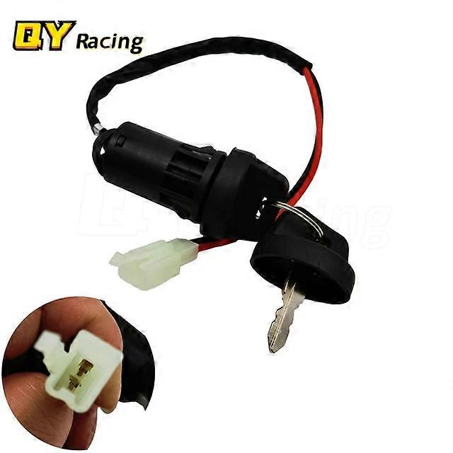4&2 Wires Universal 2 Ignition Keys Start Switch Door Lock Key Motorcycle Accessories for ATV Go Kart Scrambling Motorcycle