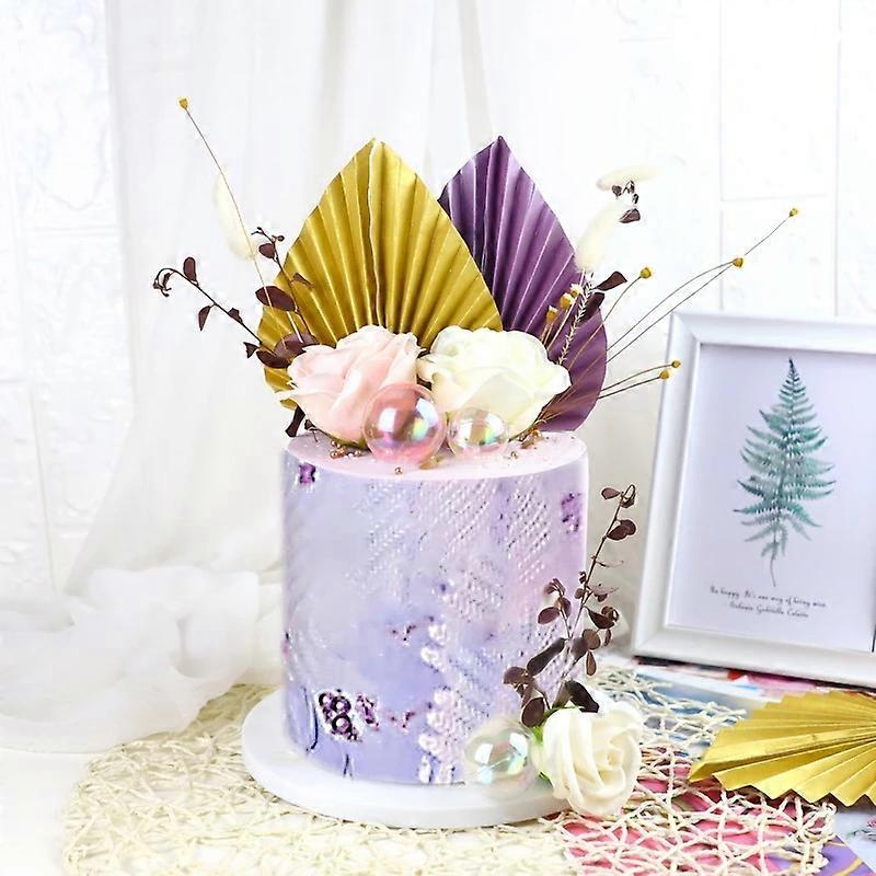 Silars – 40 Papillons 3D Pour Gâteau – Rose, Violet Et Doré – Fils D'Acier Inclus – Décoration Anniversaire, Mariage, Cupcakes