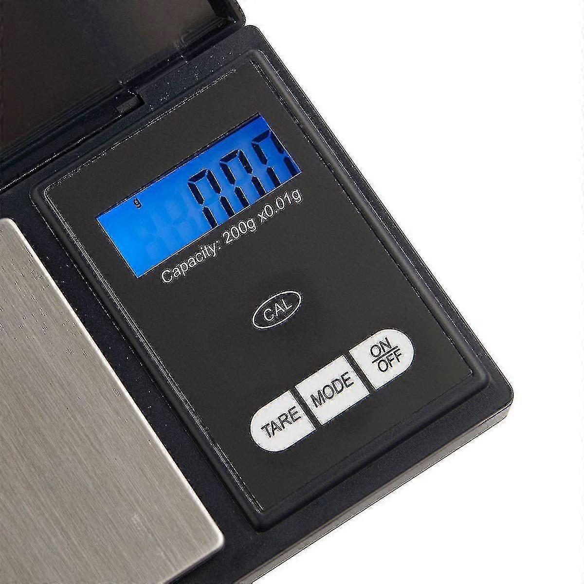 0.1g - 1000g Bilancia digitale tascabile elettronica con display LCD retroilluminato HK