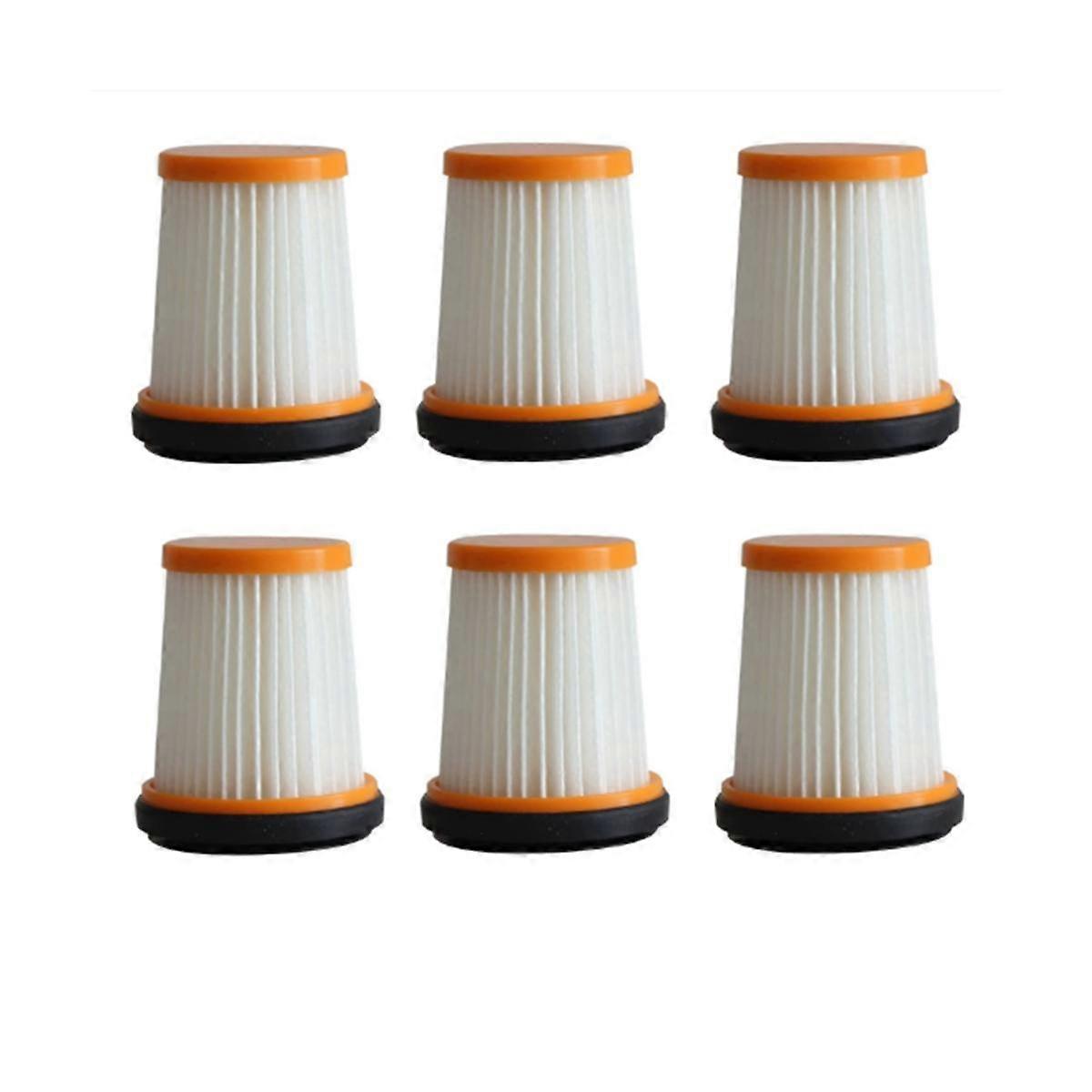 6Pcs Replacement Filter for WV200EU WV251EU Cordless Handheld Vacuum Cleaner