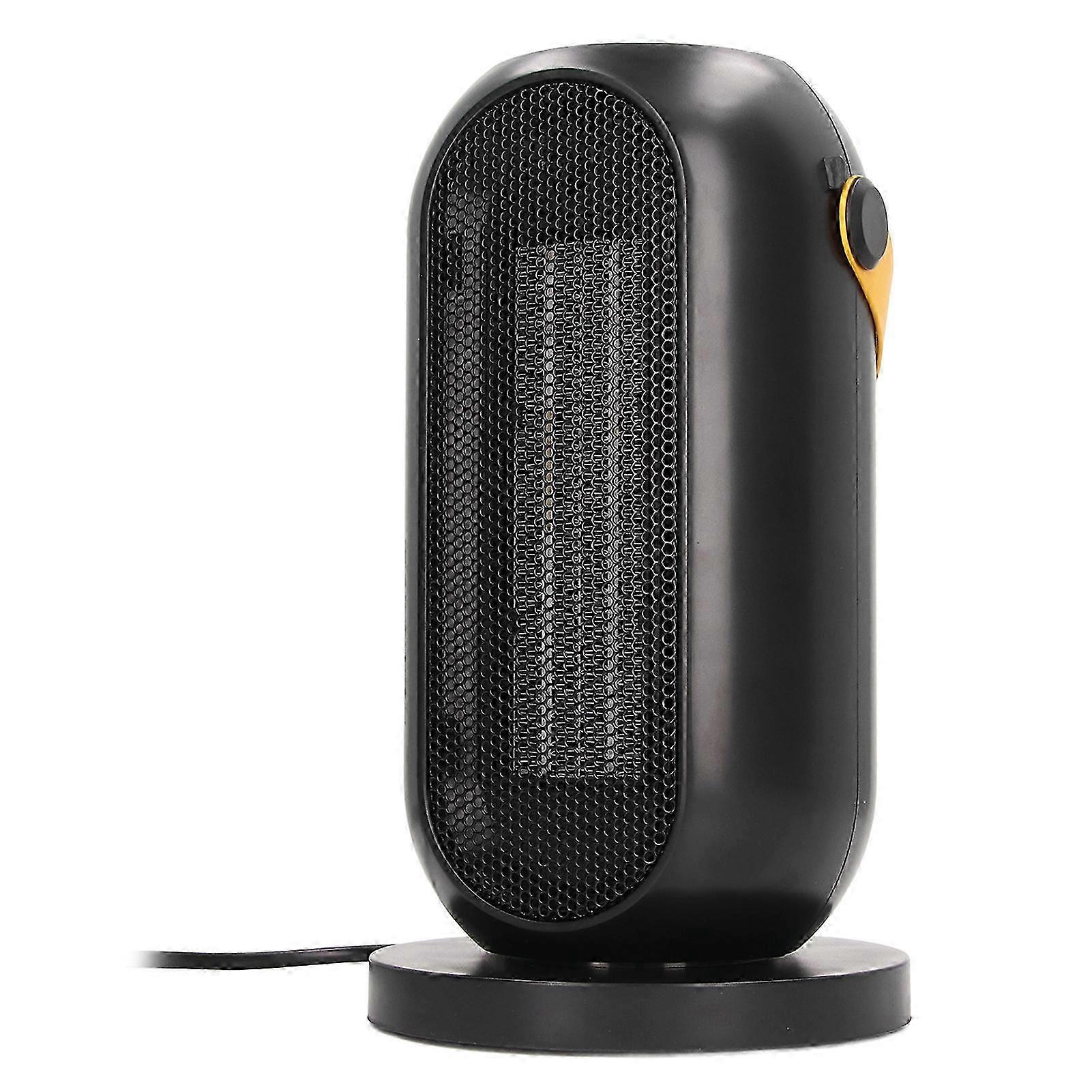 Electric Space Heater with Tip Over and Overheat Protection, PU Leather Handle, Ideal for Home and Office Use 110V