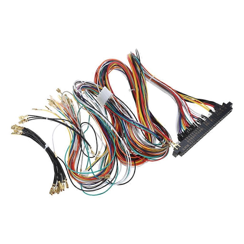 Jamma Wire Harness 28 Pin Jamma Loom Joystick Button Connector for Arcade