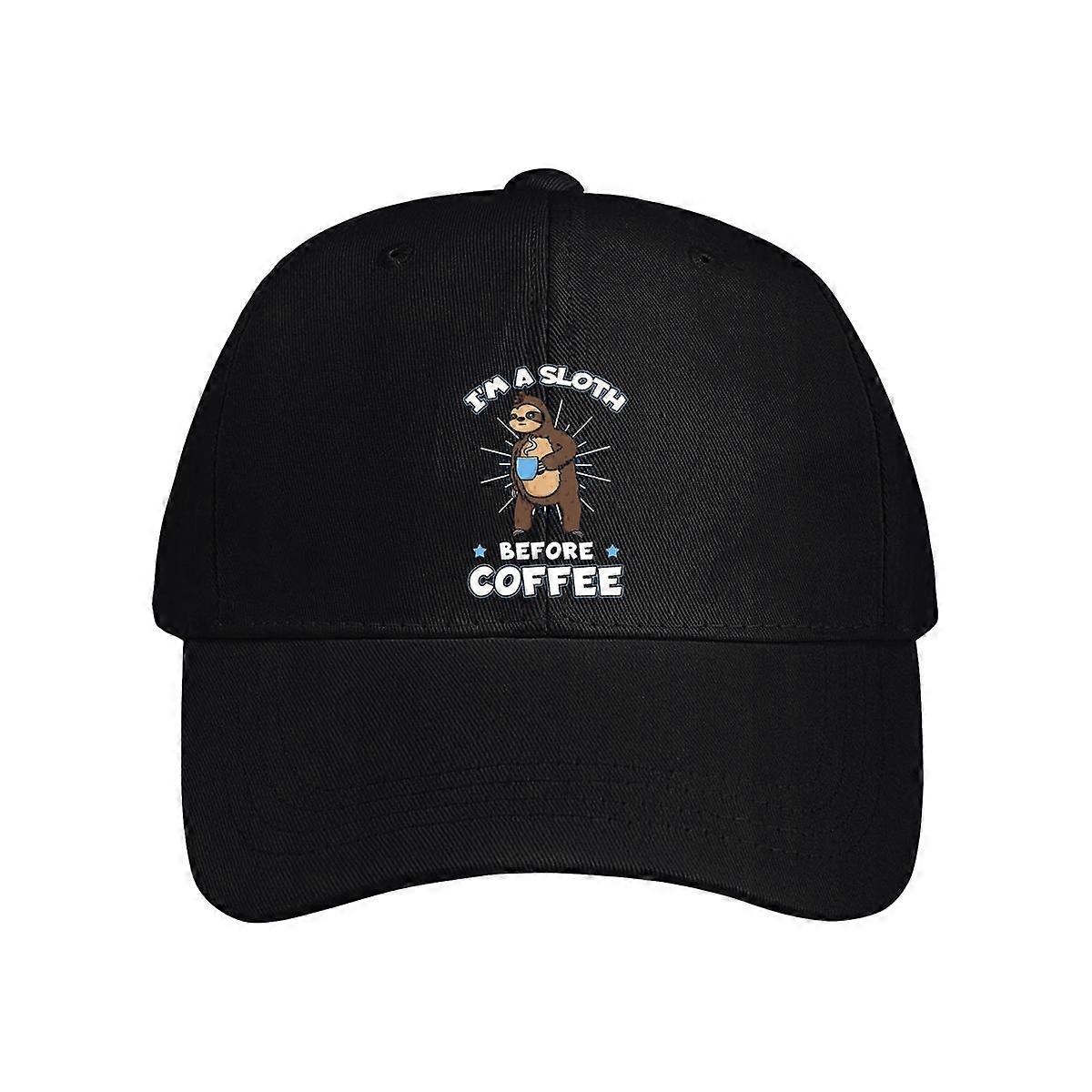 I'm A Sloth Before Coffee Baseball Cap