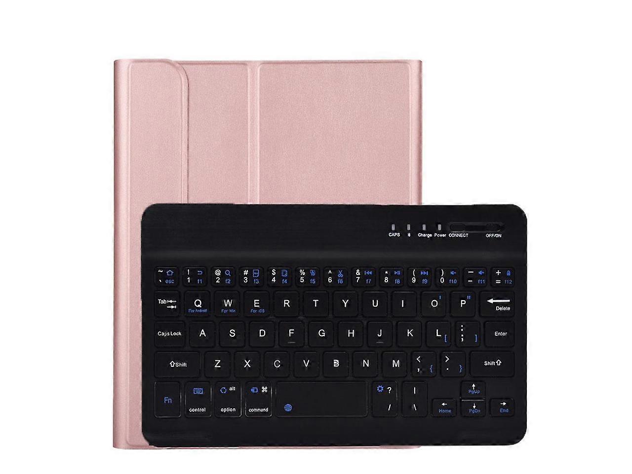 Keyboard Case for Samsung Galaxy Tab S6 10.5 2019 (Model SM-T860/T865/T867), Soft TPU Back Cover with Pencil Holder Detachable Wireless Bluetooth Keyb