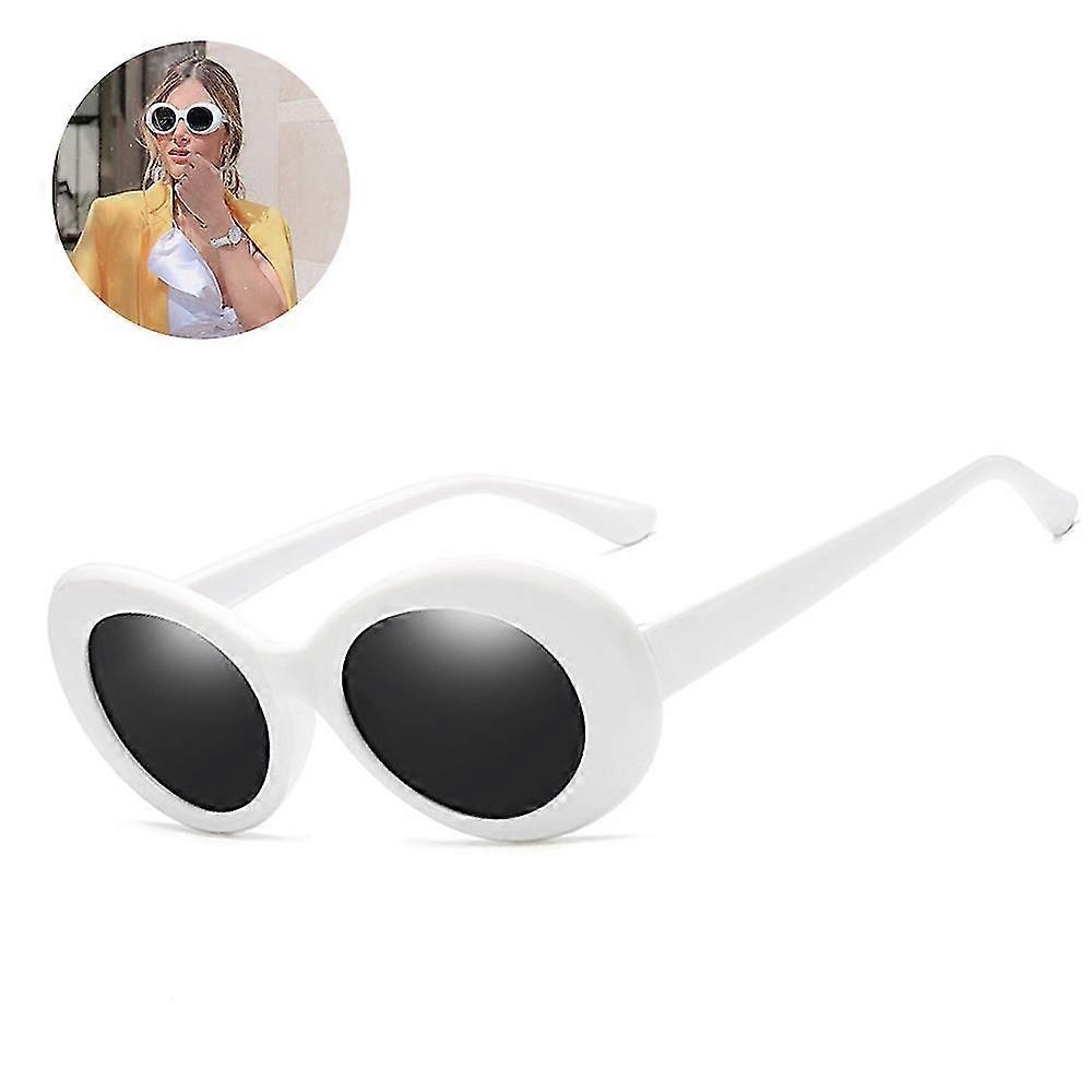 Oval Round Retro Sunglasses Tint Or Es